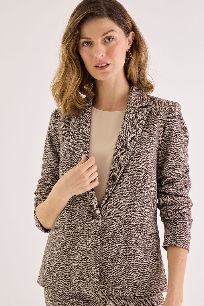 Blazer Fantasia Zigzag Negro 16102125053102-0