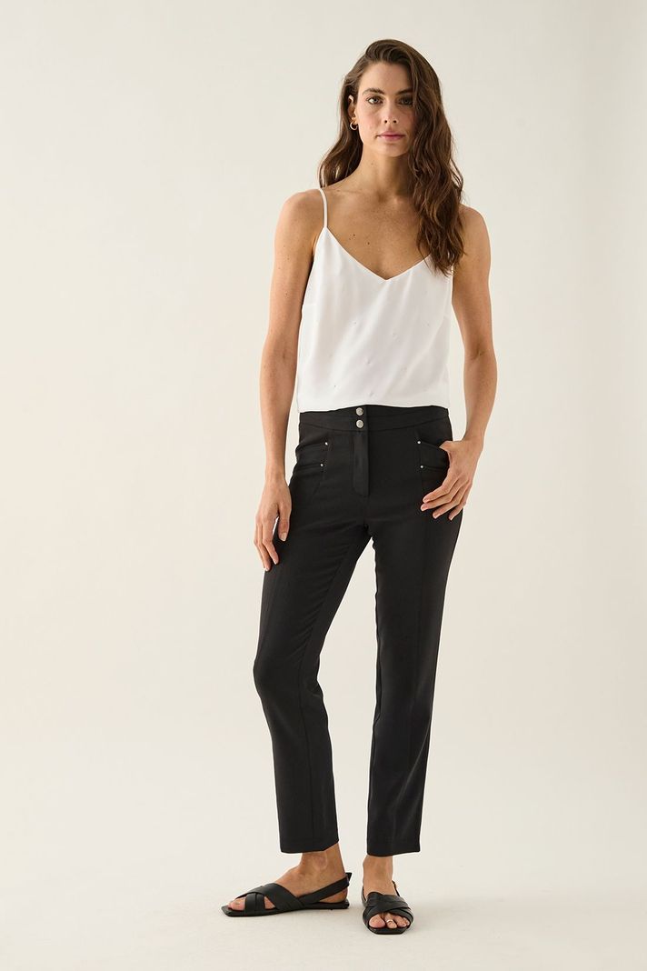 Pantalon Liso Negro 11004224026102-0