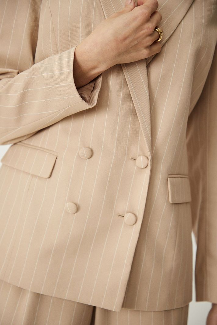 Blazer Fantasia Beige Ma Griffe 16102224052106-1