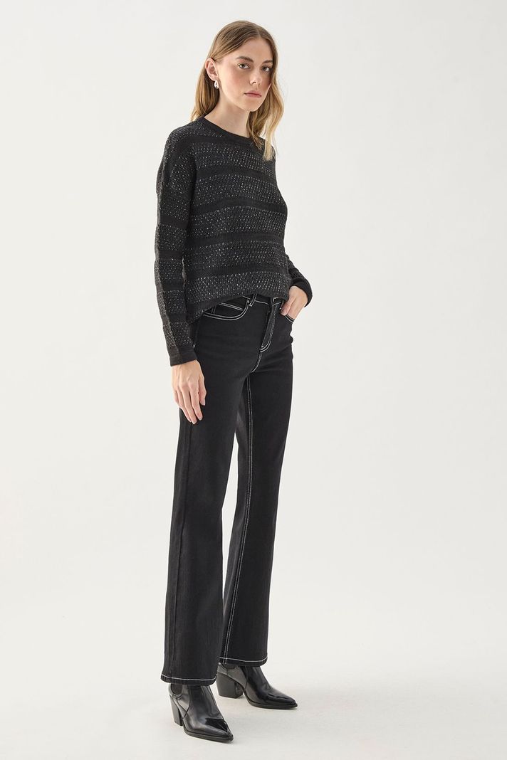 Sweater Liso Negro 18104125002102-4