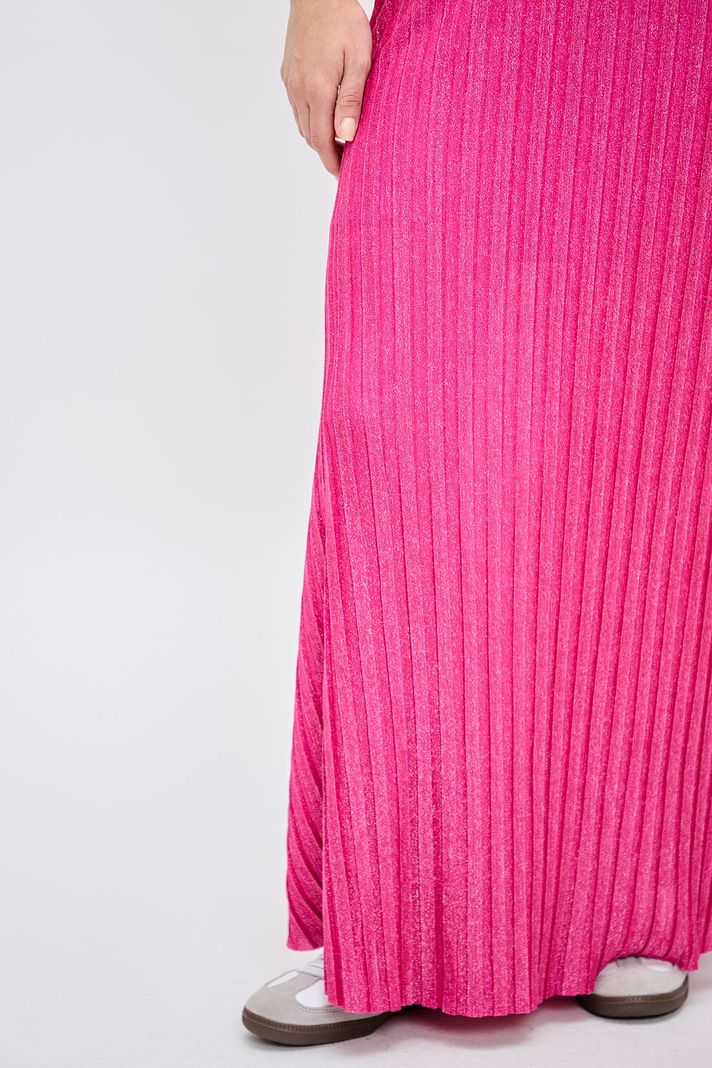 Falda Lisa Larga Fucsia iO 12320224051116-1