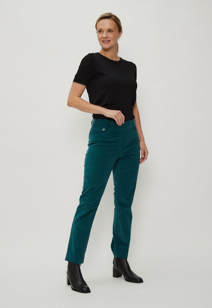 Pantalon Cotele verde musgo Ma Griffe 11002124058107-0