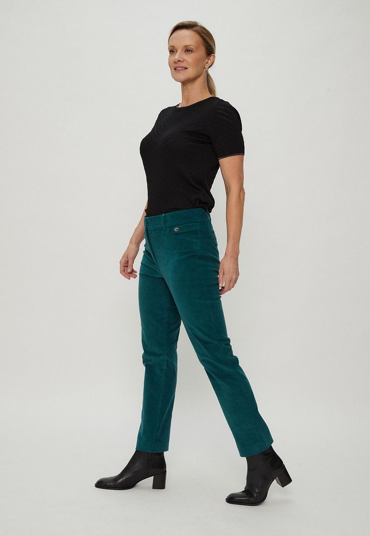 Pantalon Cotele verde musgo Ma Griffe 11002124058107-3