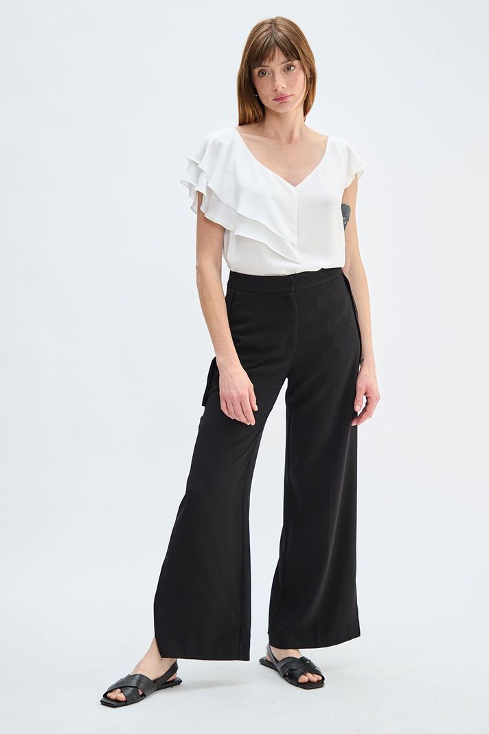 Pantalon Liso Negro Ash 11007224063102-0