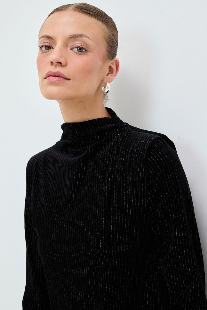 Vestido Liso Negro 13020125005102-1