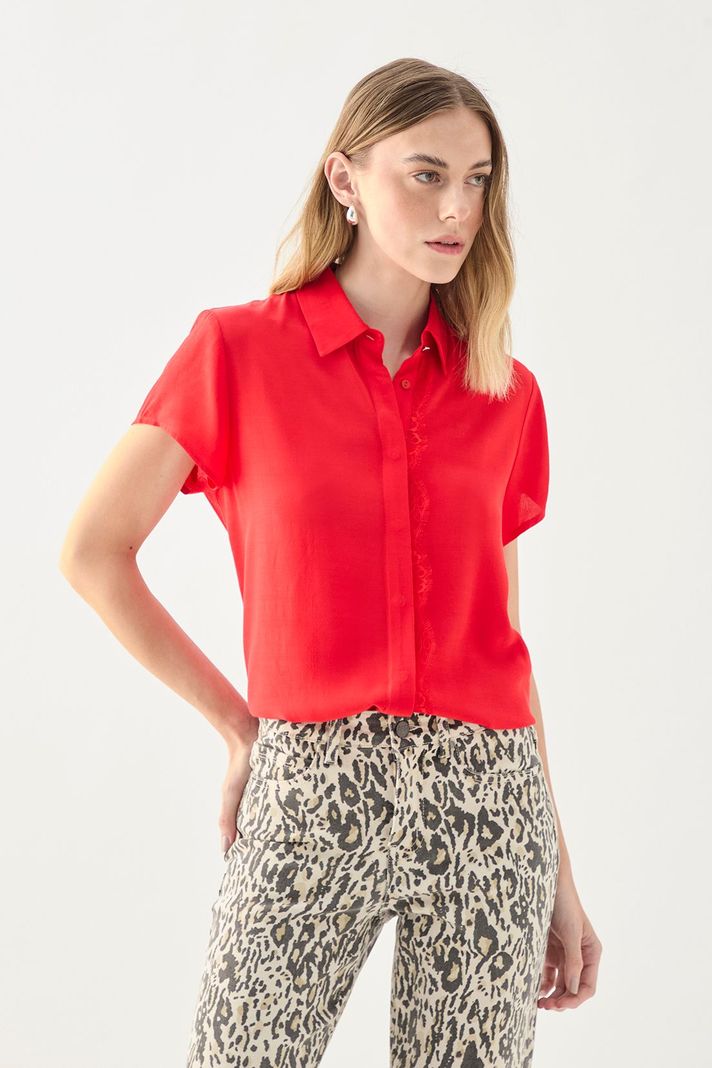 Blusa Lisa Rojo Ash 14007125002103-0