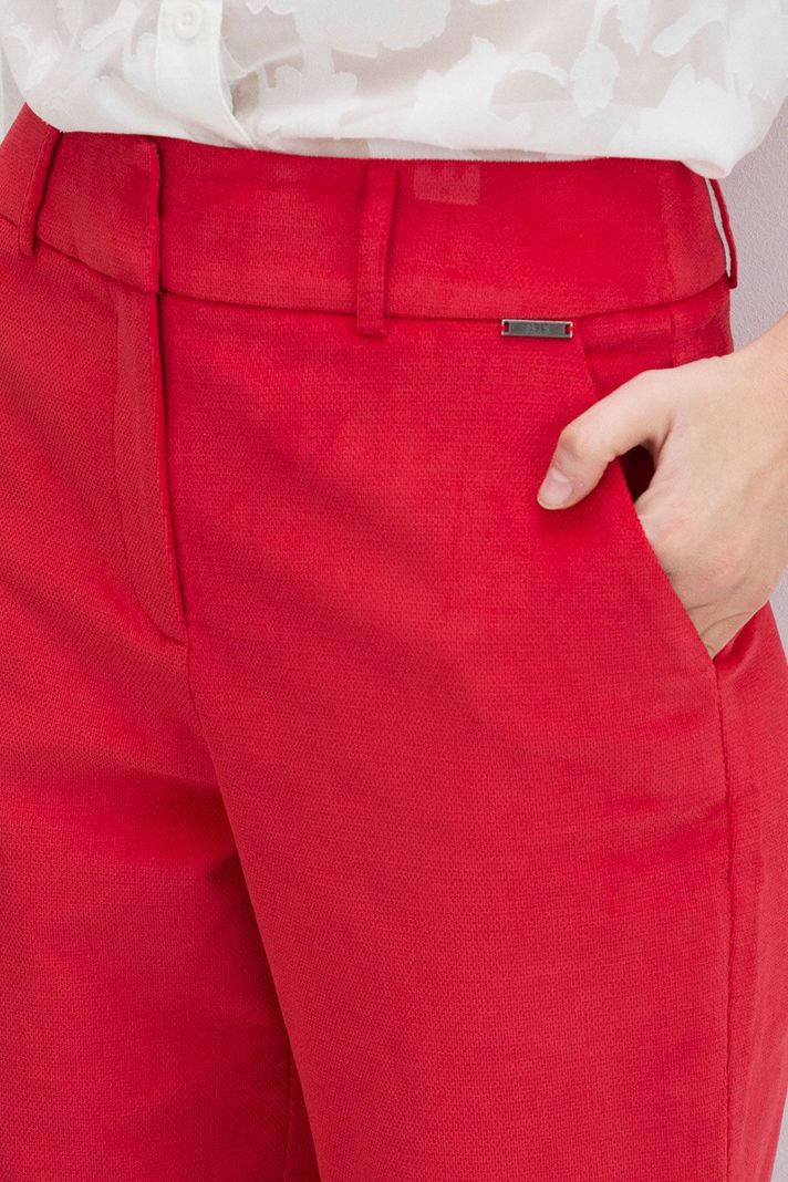 Pantalon Liso Rojo 11007125009103-2