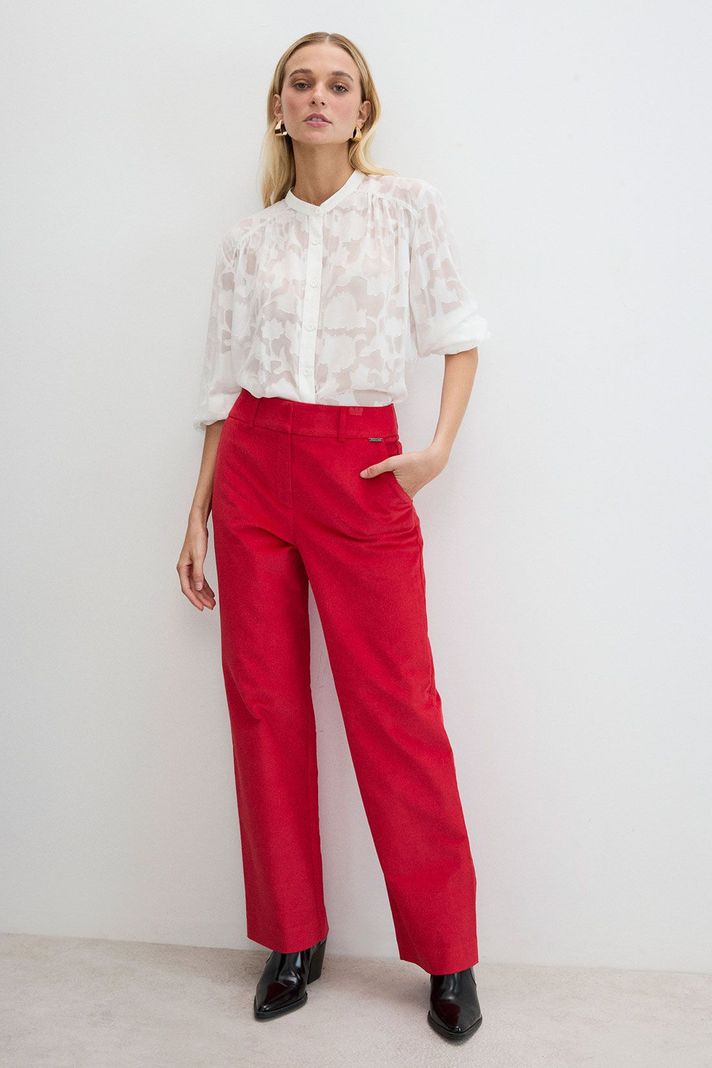 Pantalon Liso Rojo 11007125009103-1