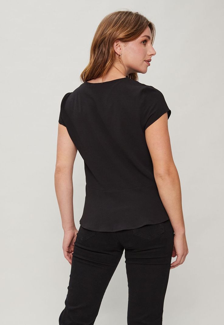 Blusa Manga Corta Negro Ash 14007124052102-2