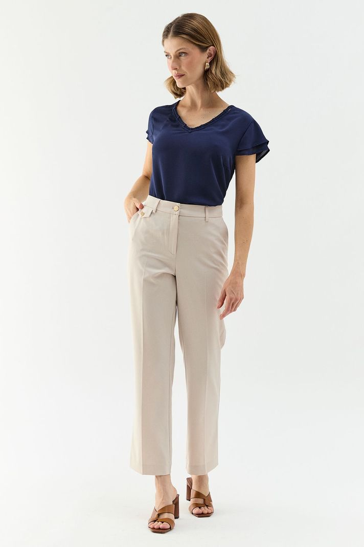 Pantalon Formal Bolsillo Tapeta Beige Ma Griffe 11002224060106-0