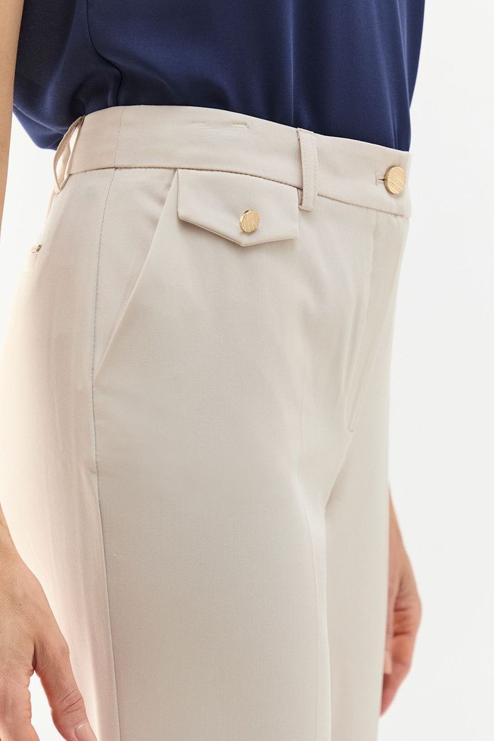 Pantalon Formal Bolsillo Tapeta Beige Ma Griffe 11002224060106-2