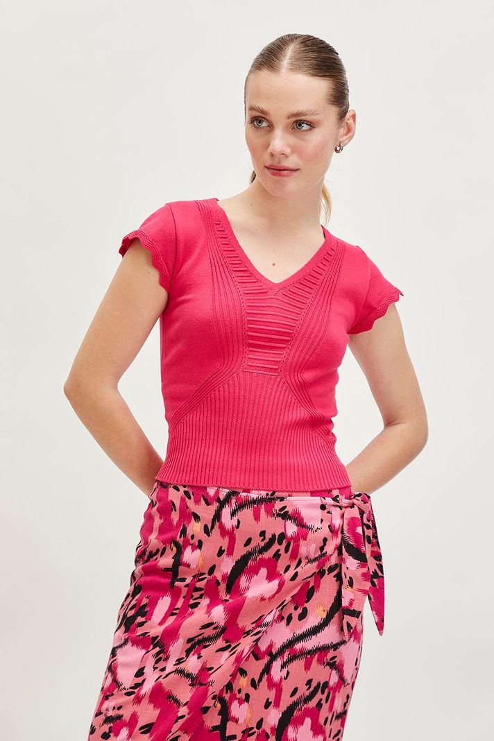 Polera Lisa fucsia iO 18120224056116-0