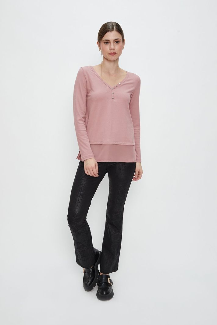 Polera Lisa Rosado Ash 14207224002123-0