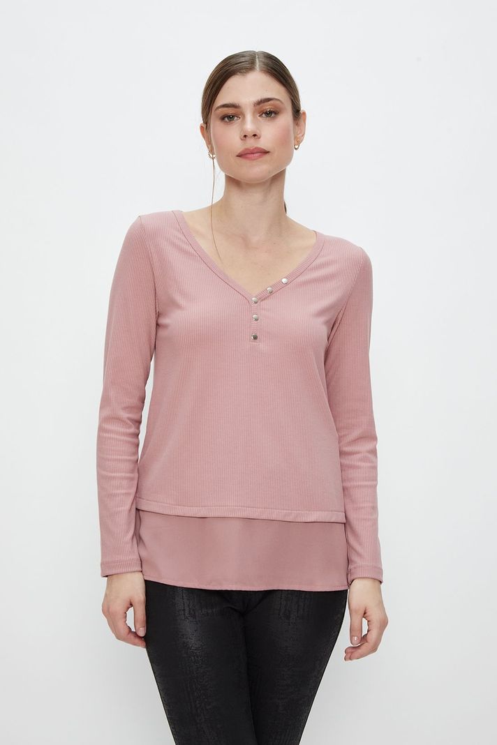 Polera Lisa Rosado Ash 14207224002123-2
