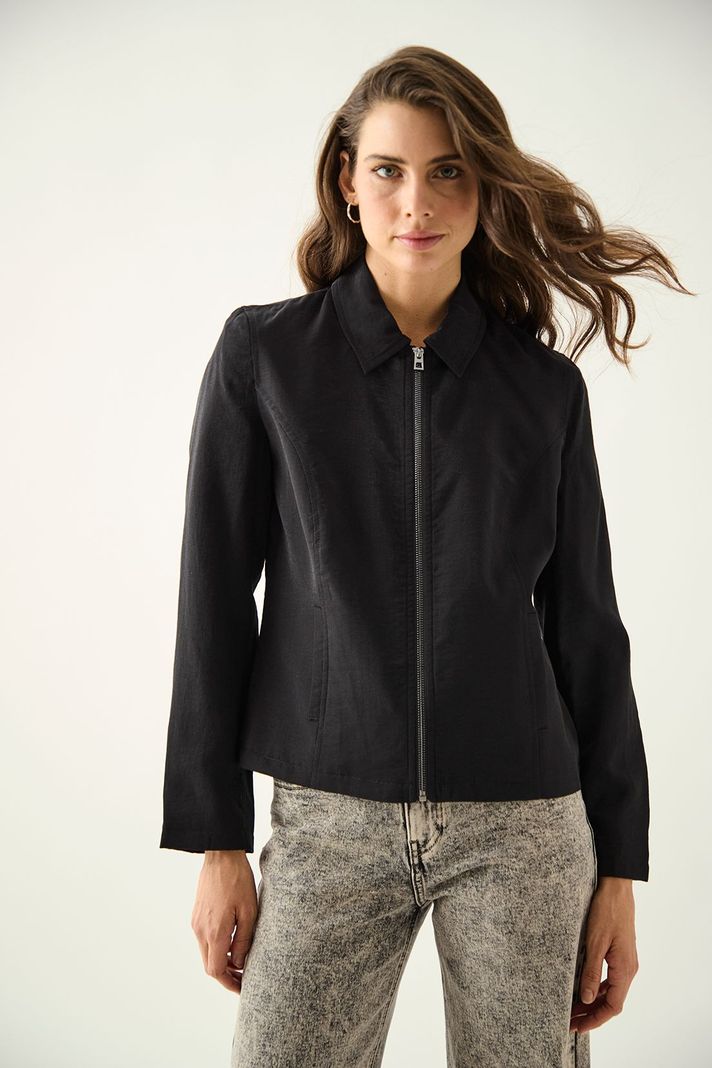 Chaqueta Lisa Negro Ash 17507125051102-2