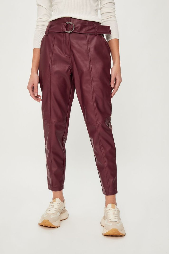Pantalon Liso Burdeo iO 11020224051112-0