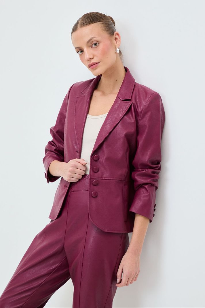 Blazer Liso Burdeo 16020125063112-0