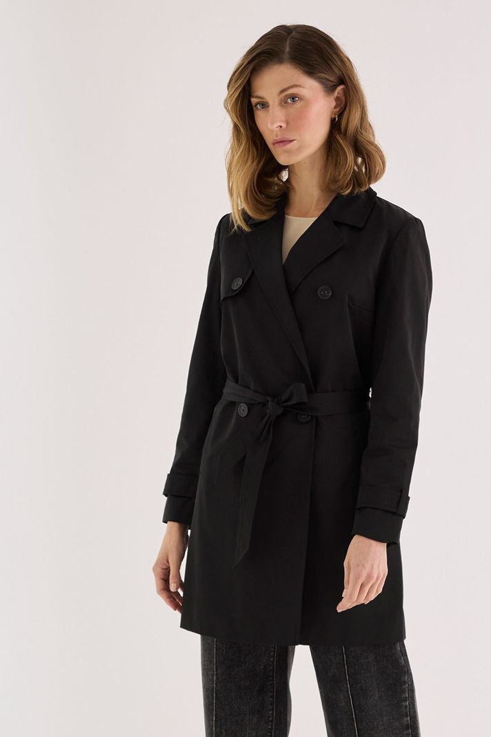 Trench Cruzado Negro 17402125051102-0