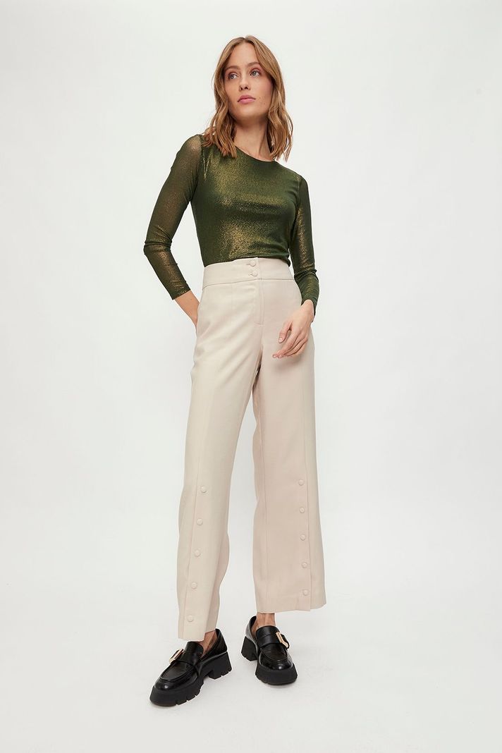 Pantalon Liso Beige iO 11020224004106-0