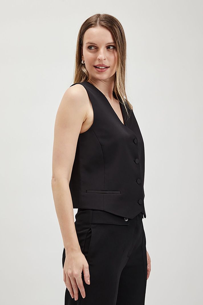 Vest Liso Negro Ash 16207224001102-3