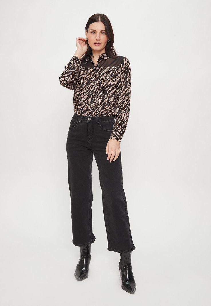 Blusa Fantasia Negro Ash 14107224050102-1