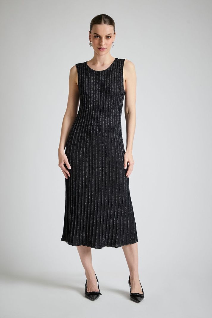 Vestido Tejido Lurex Negro Ash 13407224052102-0