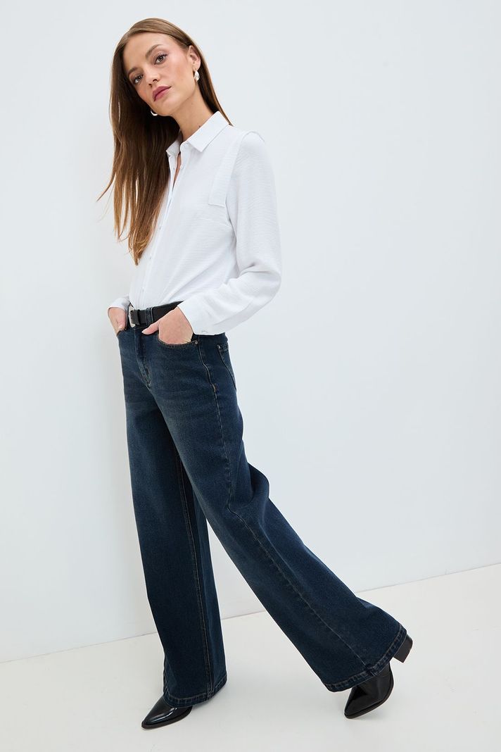 Jeans Liso Azul 11320125005104-4