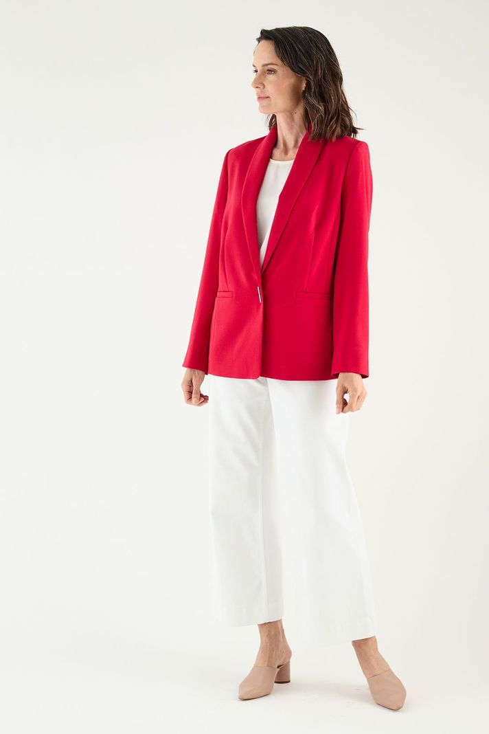 Blazer Solapa Continua fucsia Ma Griffe 16002125051116-2