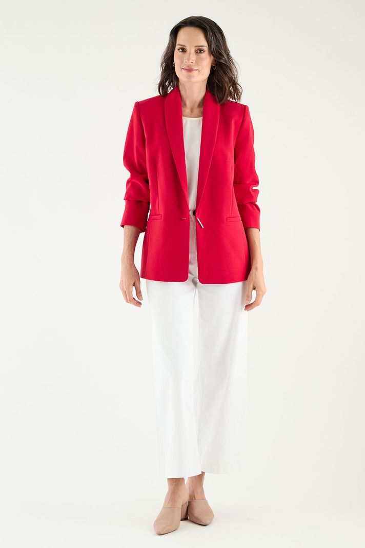 Blazer Solapa Continua fucsia Ma Griffe 16002125051116-0