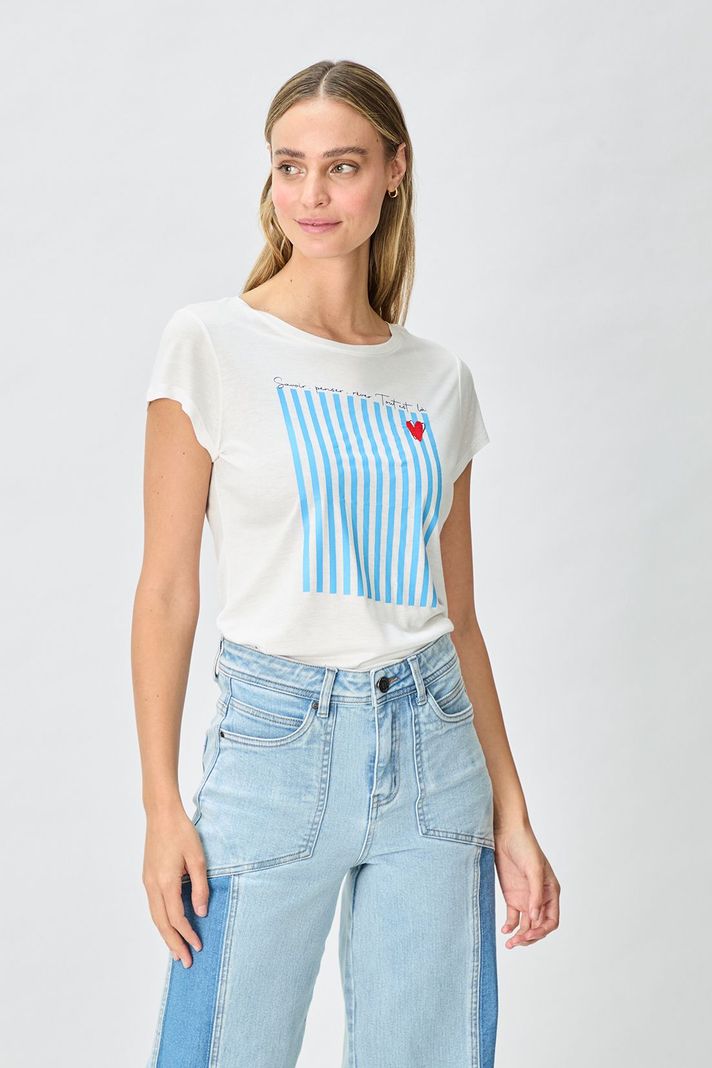 Polera Estampada Crudo iO 14620125002105-0