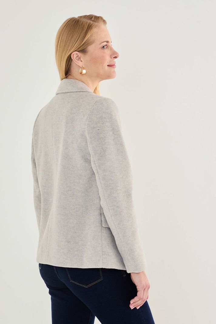 Blazer De Muflon Gris 16002125054113-3