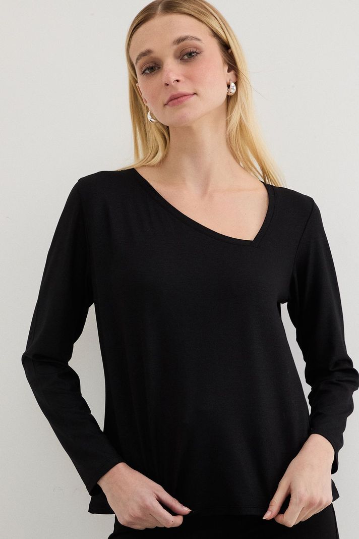 Polera Lisa Negro 14207125006102-4