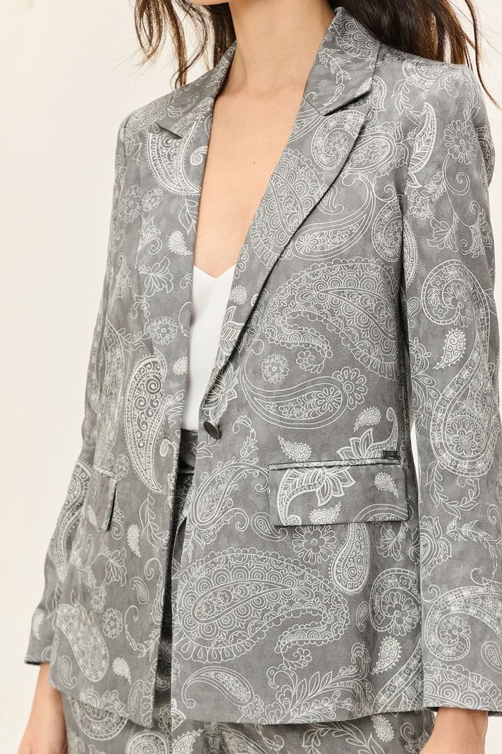 Blazer Estampado Gris Ash 16107224001113-1