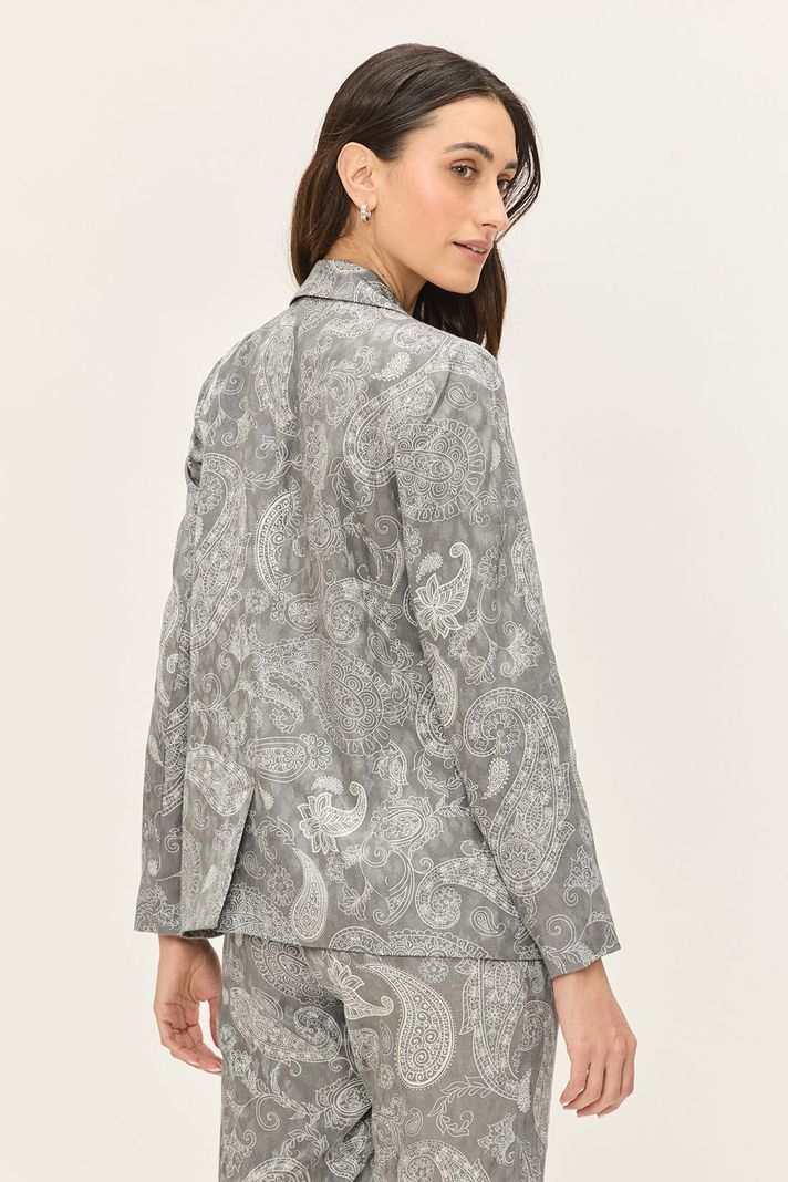 Blazer Estampado Gris Ash 16107224001113-2