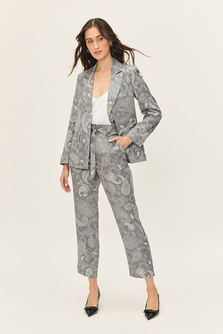 Blazer Estampado Gris Ash 16107224001113-4