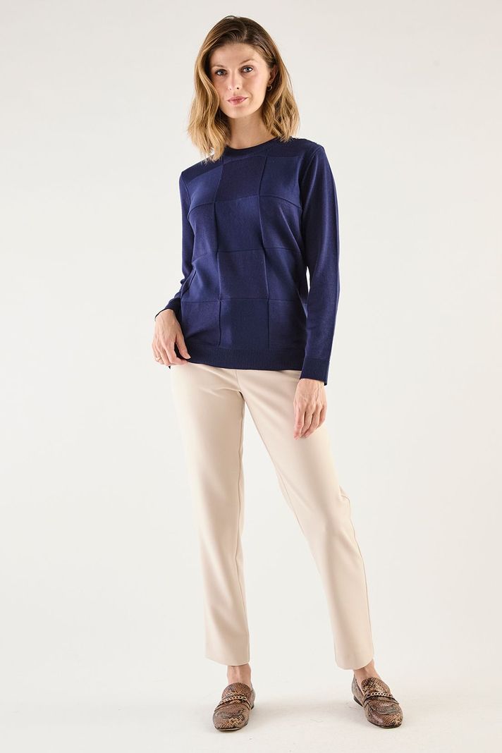 Sweater Liso Azul 18104125003104-1