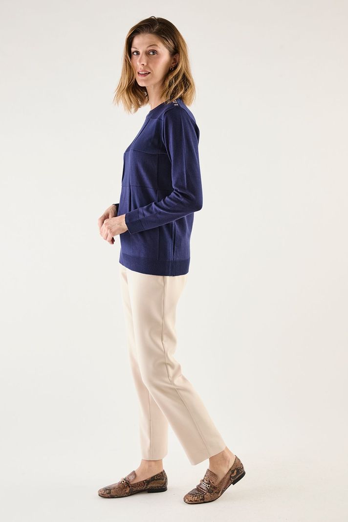 Sweater Liso Azul 18104125003104-3