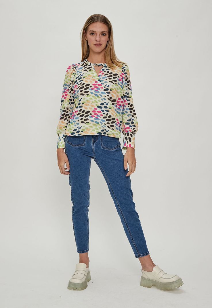 Blusa Fantasia Blanco iO 14120124004106-0