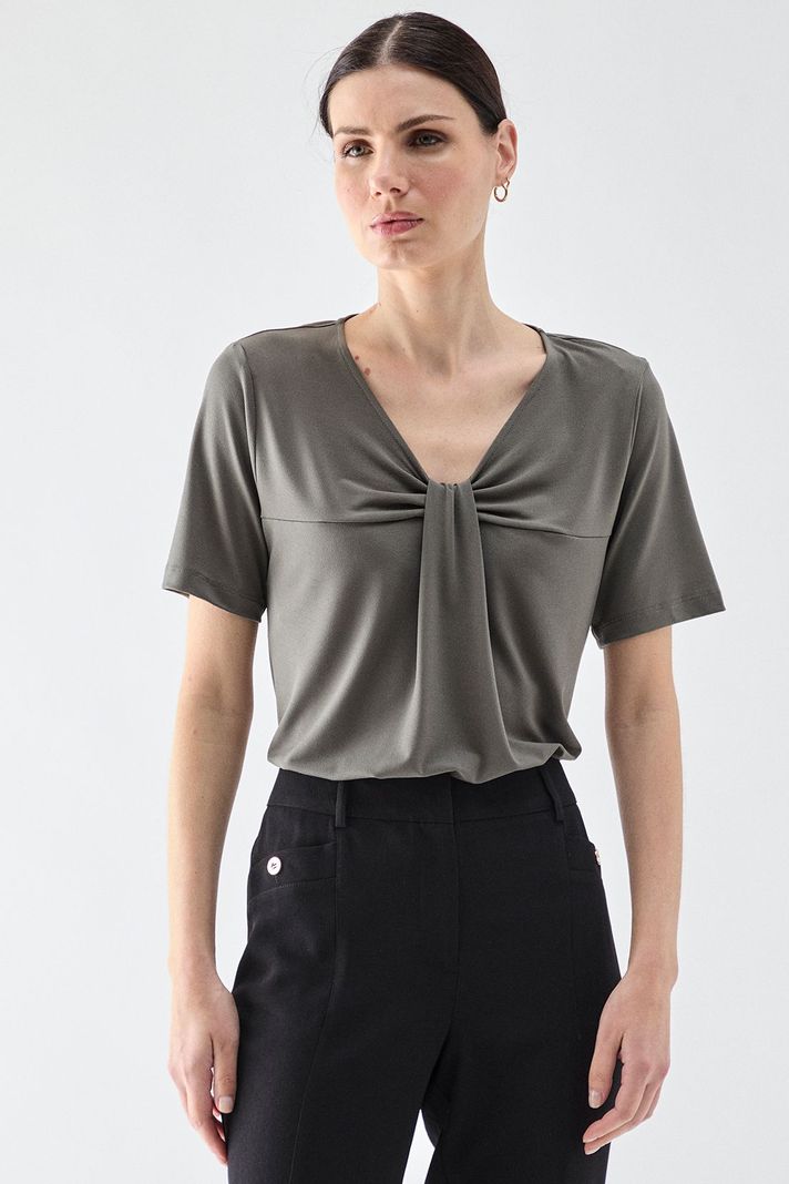 Polera Lisa Verde Ma Griffe 14202224054126-0