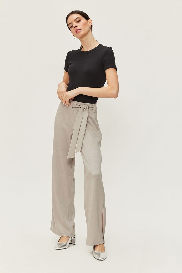 Pantalon Elasticado Lazo Gris Ash 11007224060113-0