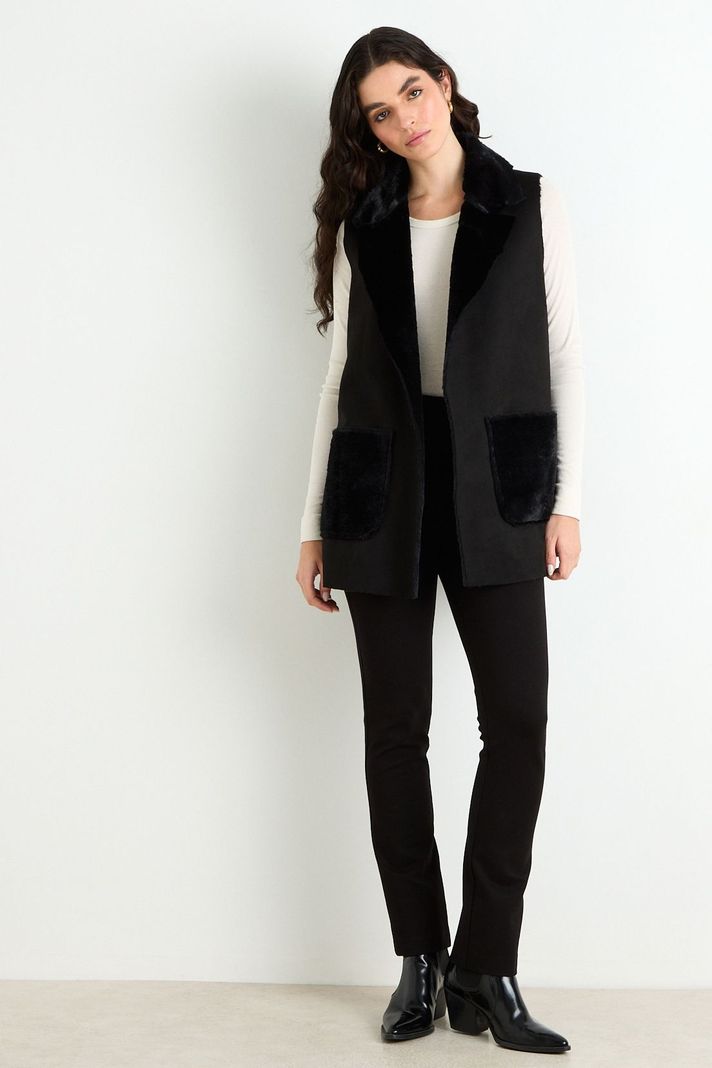 Chaqueton Liso Negro 17204125001102-4