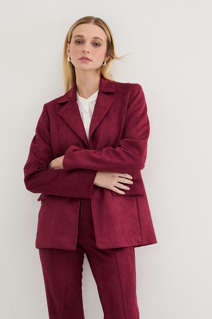 Blazer Liso Burdeo 16007125052112-0