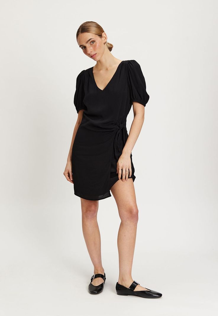 Vestido Liso Negro iO 13020224051102-0