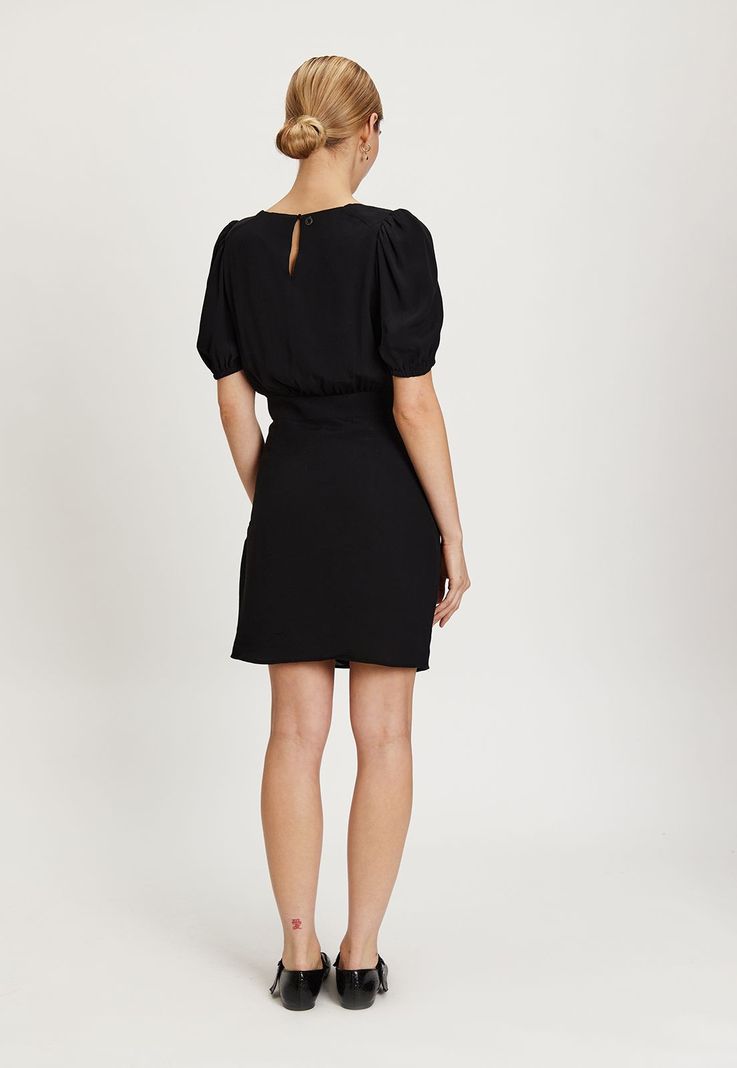 Vestido Liso Negro iO 13020224051102-3