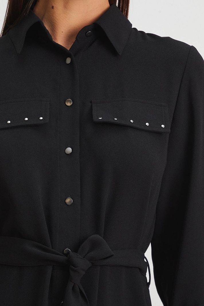 Vestido Liso Negro Ash 13007224002102-1