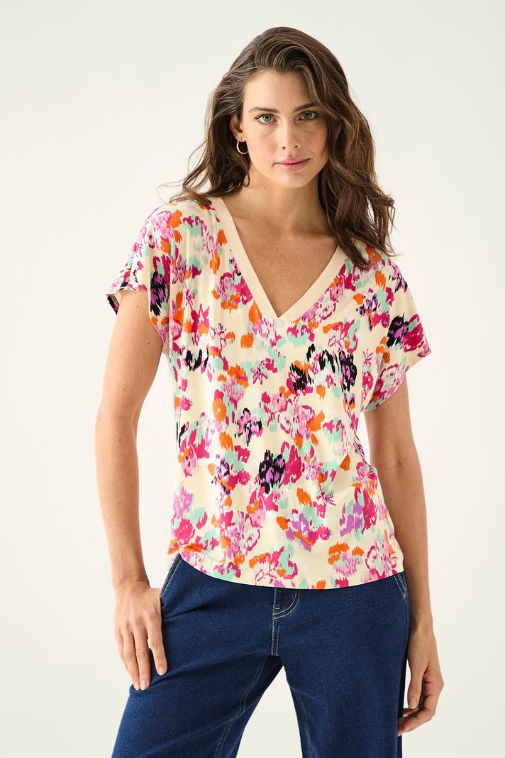 Polera Estampada Crudo Ash 14307125050105-0