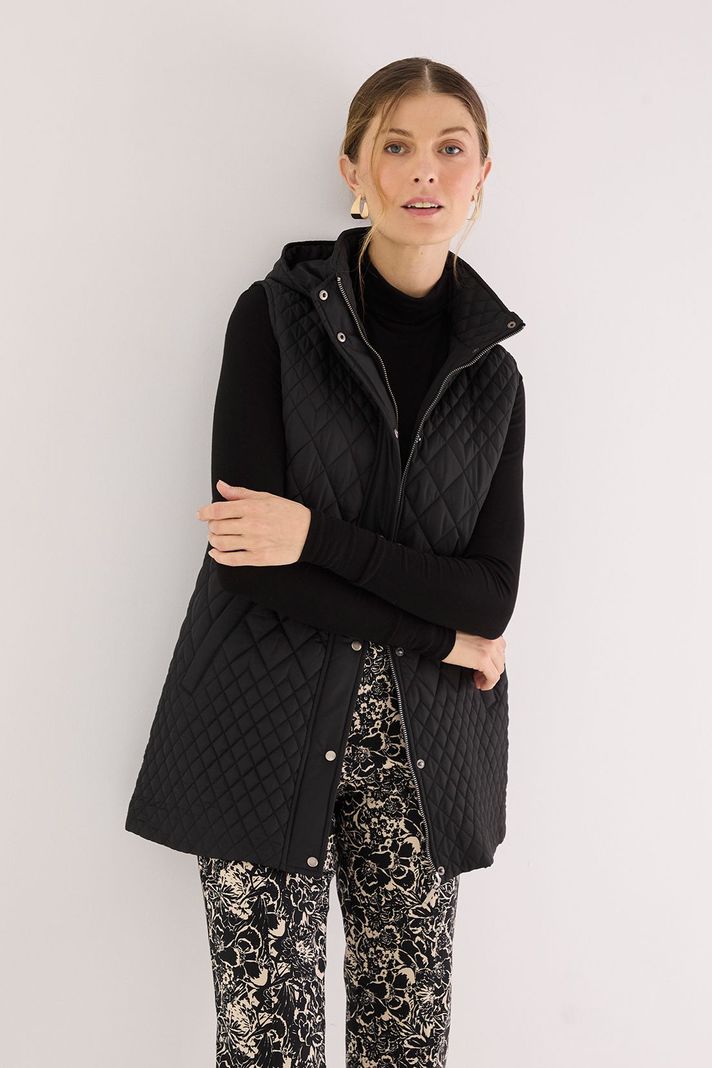 Parka Sin Mangas Negro 16202125005102-0