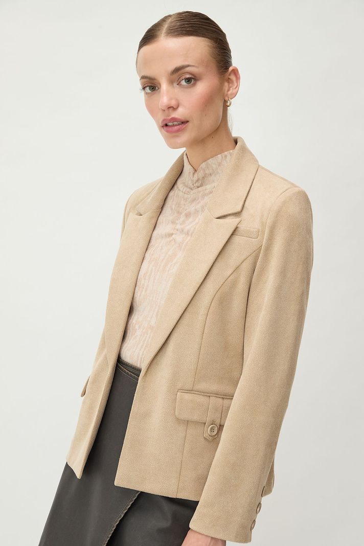 Blazer Liso Beige 16020125058106-1