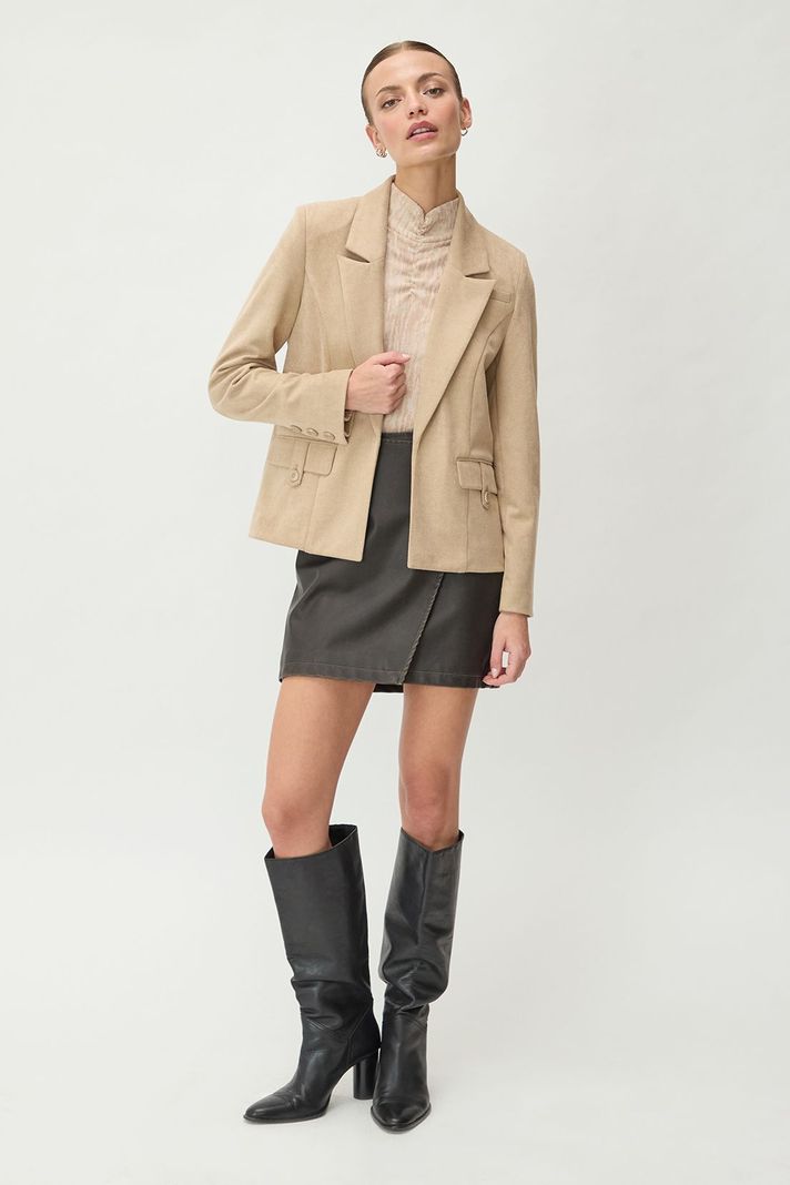 Blazer Liso Beige 16020125058106-4