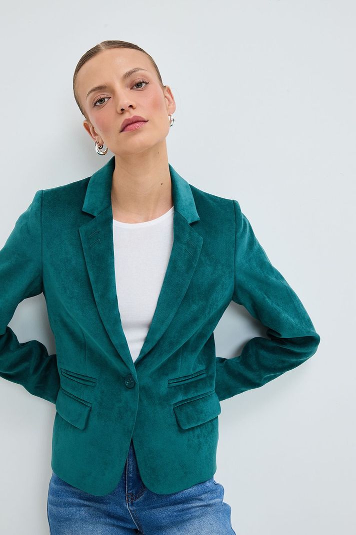 Blazer Liso Verde 16020125011107-0